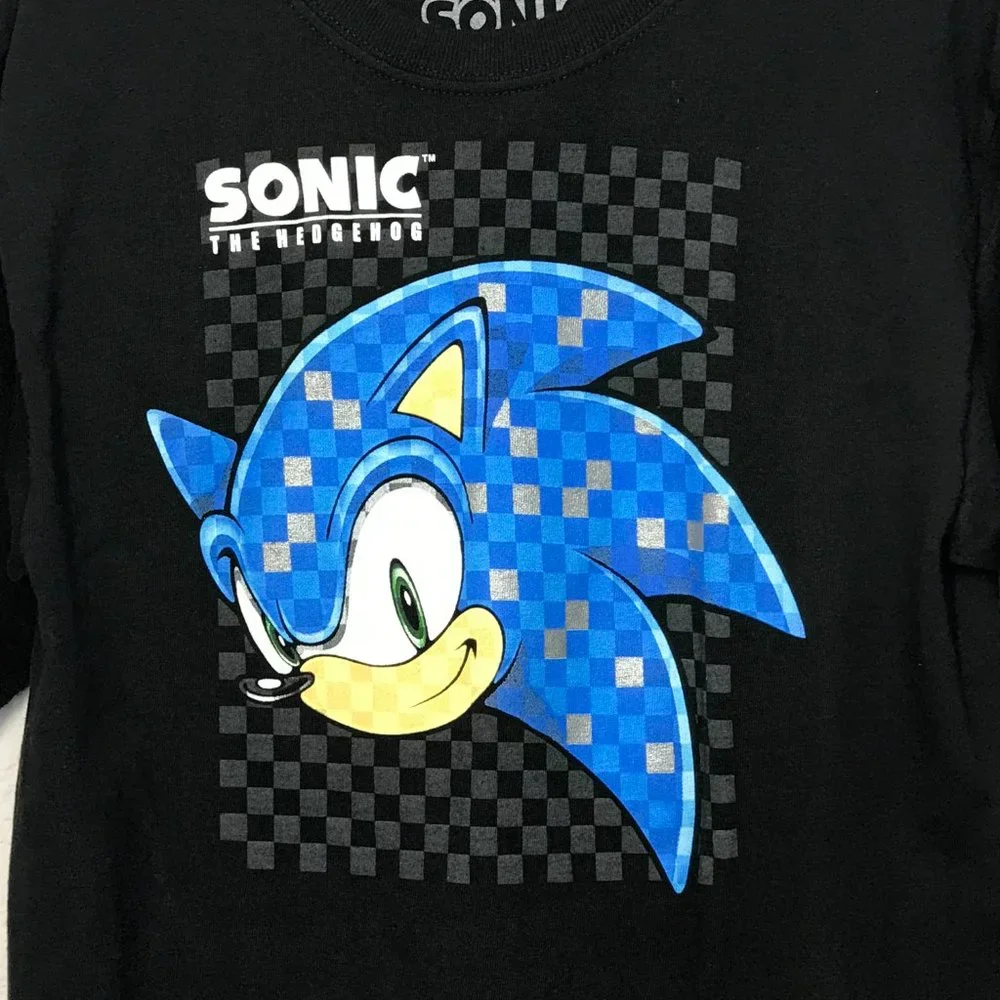 Sonic the Hedgehog Graphic T-Shirt Kids | Black | Medium